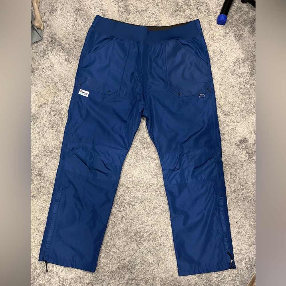 Blue WATERPROOF Cargo Pants with Durable SURFFUR Fabric NWOT